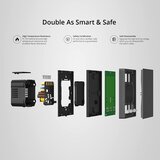 SONOFF Pametna Zidna Sklopka Wi-Fi M5-1C-80, Jednostruka | shoptok.hr