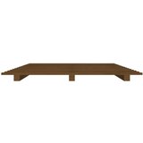  Posteljni okvir medeno rjav 90x200 cm trdna borovina, (20737829) | Shoptok.si