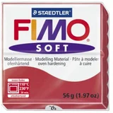 FIMO modelirna masa, plastelin soft 26, t.rdeča 56 g