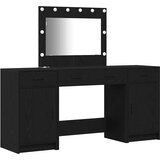  Toaletni stol 3 kom. Crna 78,5 x 41 x 135 cm Konstruirano drvo | shoptok.hr