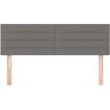  Uzglavlja tamnosiva 144x5x78/88 cm od tkanine | shoptok.hr