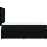 vidaXL Box spring postelja z vzmetnico črna 100x200 cm blago | Shoptok.si