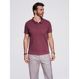 Ombre Men's polo t-shirt with decorative buttons | Shoptok.si