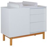  Quax® previjalna lesena podloga za komodo mood™ white | Shoptok.si