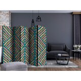 Artgeist PARAVAN 225/172/3 cm temno rumena, metino zelena Slike