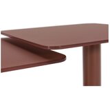 Marckeric Stakleni stolić za kavu boje terakote 54x115 cm Elvi – | shoptok.hr
