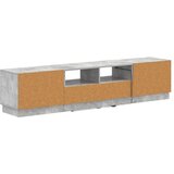  5-dijelni LED TV ormarić Betonska siva Konstruirano drvo - Betonska siva 81 cm | shoptok.hr