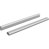  Cijev za ormar 2 pcs Srebrno 464 x 15 x 29 mm | shoptok.hr