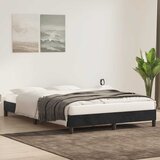  Okvir kreveta bez madraca crni 160x210 cm baršun | shoptok.hr