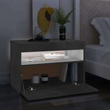 TV omarica z LED lučkami 2 kosa betonsko siva 60x35x40 cm, (20733274) | Shoptok.si