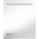  LED kupaonski ormarić s ogledalom sjajni sivi 50 x 14 x 60 cm | shoptok.hr