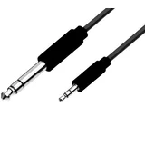 Audio Ekstenzioni kabel (1.5m, 3.5mm Muški na Ženski, crni)