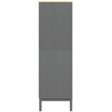  Ormar FLORO sivi 77 x 53 x 171 cm od masivne borovine | Shoptok.si