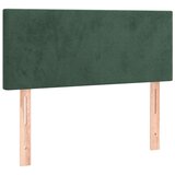 Maison Chic posteljno vzglavje - vzglavna omarica - nočna omarica temno zeleno 100x5x78/88 cm žamet, (21707524) Cene