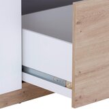 XXXL Omara Za Oblačila Mila, Barva Hrasta ,bela | Shoptok.si