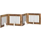 Vrata za pse z stojali 4 pcs Star les 80 x 60 cm Inženirski les, (5000232761) | Shoptok.si