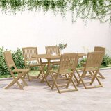 vidaXL 7-dijelni vrtni blagovaonski set od masivnog bagremovog drva | shoptok.hr