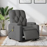 Maison Chic Električni masažni naslanjač - Relax naslanjač temno sivo blago, (22061743) | Shoptok.si