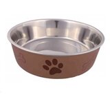  posuda za psa šapice 12 cm narandzasta-braon | ePonuda.com