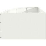  Kutni Sadič Bijelo 60 x 60 x 35 cm Čelik | shoptok.hr