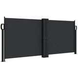 vidaXL Uvlačiva bočna tenda 100 x 600 cm crna | shoptok.hr