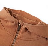  Dječja majica s kapuljačom i pola zatvarača antracit boja konjaka 104 | shoptok.hr