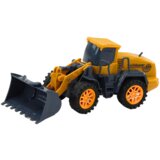 Kamion na daljinsko upravljanje s bagerom i zvučnim te svjetlosnim efektima 1:24 - sivo/žuti | shoptok.hr