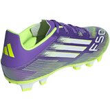 Adidas Nogometni čevelj 'F50 CLUB' svetlo siva / neonsko zelena / lila | Shoptok.si