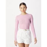NLY by Nelly Majica pastelno ljubičasta / svijetloroza / bijela | shoptok.hr