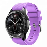 tpu zapestni pas z zapiranjem kovine 22 mm, združljivo s samsung galaxy gear S3/Gear 2 v vijolični barvi - nadomestni trak za huawei watch gt, (20616052)
