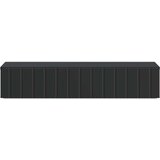 Stolna montirana na zid Crna 87,5 x 34,5 x 17 cm | shoptok.hr