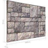vidaXL 3D stenski paneli svetlo sive opeke 10 kosov EPS | Shoptok.si
