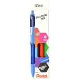 Pentel pritisk kemični svinčnik iZee, etui 4, osnovne barve, (21655649)