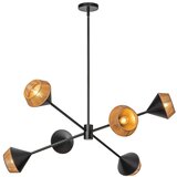  Alora Mood ALM-DAPHNE6-MB - Luster na šipci DAPHNE 6xE14/40W/230V | Eponuda.com