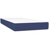  box spring s madracem LED plavi 100x200 cm od tkanine | shoptok.hr