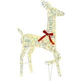  Obitelj jelena 3 pcs Topla bijela 128 cm PET | shoptok.hr