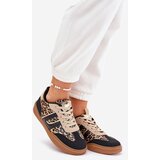 Boto Women's Sneakers From Eco Leather Leopard Black Satylies | Shoptok.si