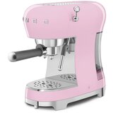 Smeg ECF02PKEU Aparat za espresso u za retro stilu 50-ih, Cadillac Pink, rucka filter. | shoptok.hr
