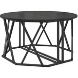  Kava Stol Crni hrast 80 x 80 x 42 cm Inženjerska drva i čelik | Eponuda.ba