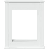  Okvir za kamin bijeli 75 x 20 x 87,5 cm od konstruiranog drva | shoptok.hr
