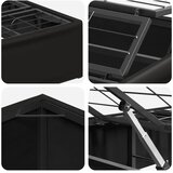  Električni podesivi okvir kreveta Crna 200 x 70 x 33 5 cm Čelik - Crna 70 x 200 cm | shoptok.hr