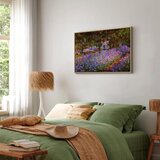  Slika - Claude Monet – The Artist’s Garden at Giverny 90x60 U prirodnom drvenom okviru | shoptok.hr