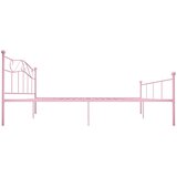  Okvir za krevet ružičasti metalni 180 x 200 cm | shoptok.hr