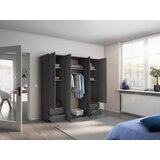 Rauch Möbel OMARA S KLASIČNIMI VRATI, siva | Shoptok.si