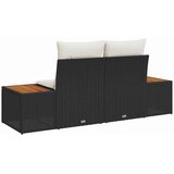  Vrtni kauč Crna 184 x 62 x 85cm poliratan | shoptok.hr
