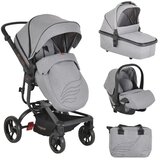Cangaroo Kolica za bebe Ellada 3u1 I-size Grey Cene