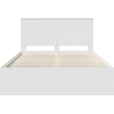 Krevetna konstrukcija Bijelo 150 x 200 cm Čvrsto borovo drvo | shoptok.hr