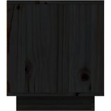 TV ormarić Crna 80 x 35 x 40,5 cm od masivne borovine | Eponuda.ba