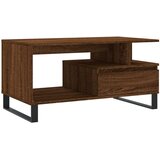 vidaXL Stolić za kavu smeđi hrast 90x49x45 cm konstruirano drvo | shoptok.hr