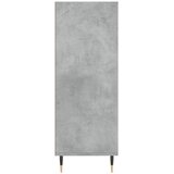  Regal za knjige boja betona 69,5x32,5x90 cm konstruirano drvo | Shoptok.si